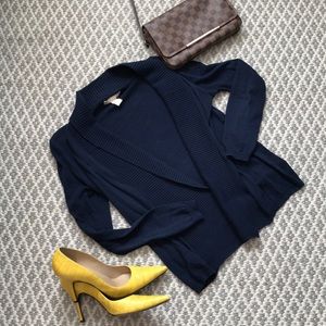 Banana Navy Cardigan Wrap Banana Republic